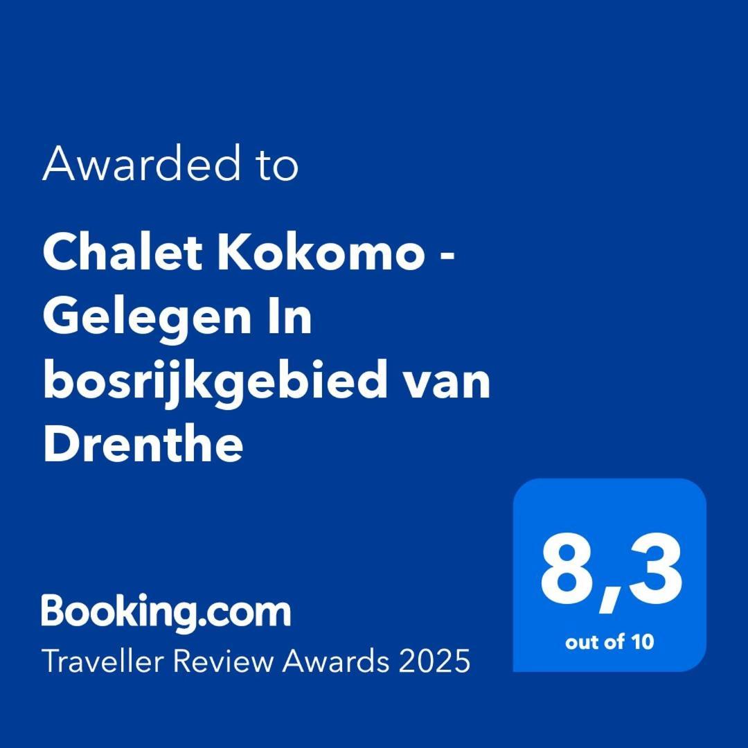 Chalet Kokomo - Gelegen In Bosrijkgebied Van Drenthe Eext Dış mekan fotoğraf